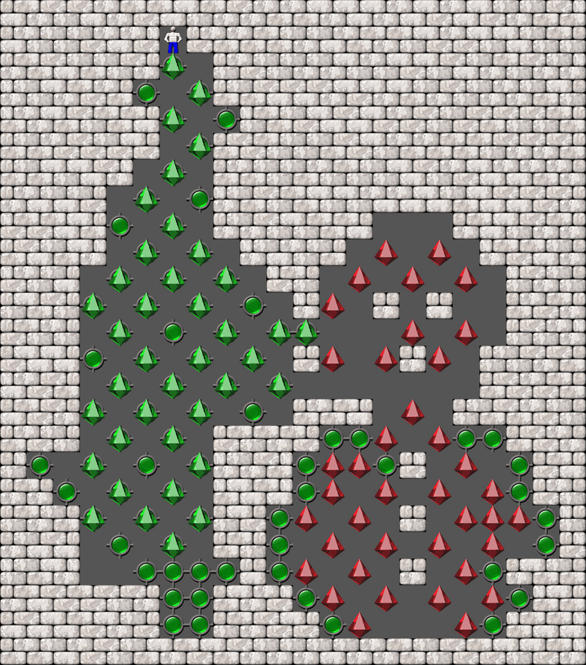 Сокобан More Bugs collections уровень 499